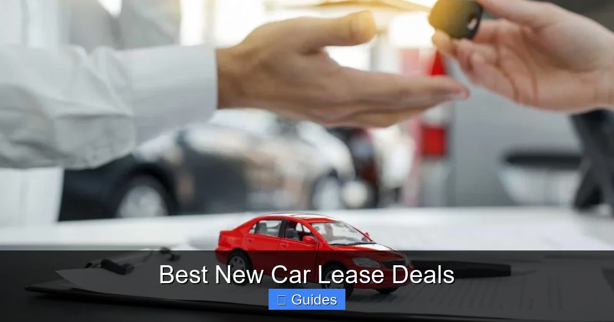 Best New Car Lease Deals