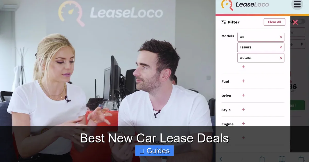 Best New Car Lease Deals