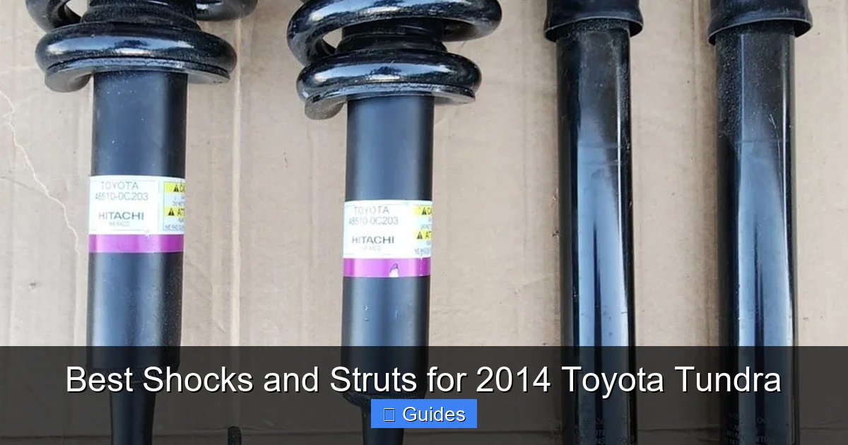 Best Shocks and Struts for 2014 Toyota Tundra