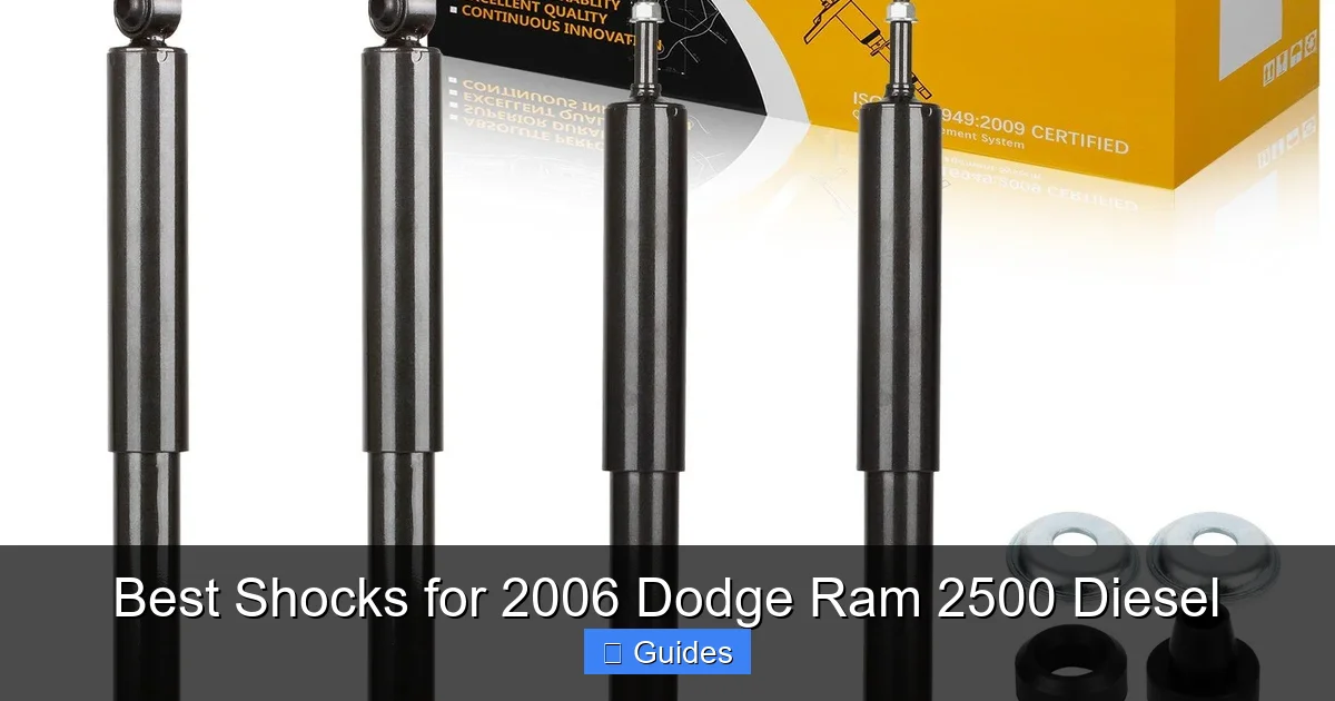Best Shocks for 2006 Dodge Ram 2500 Diesel
