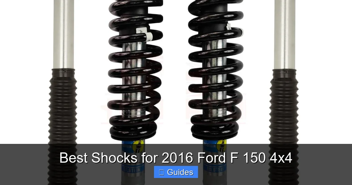Best Shocks for 2016 Ford F 150 4x4