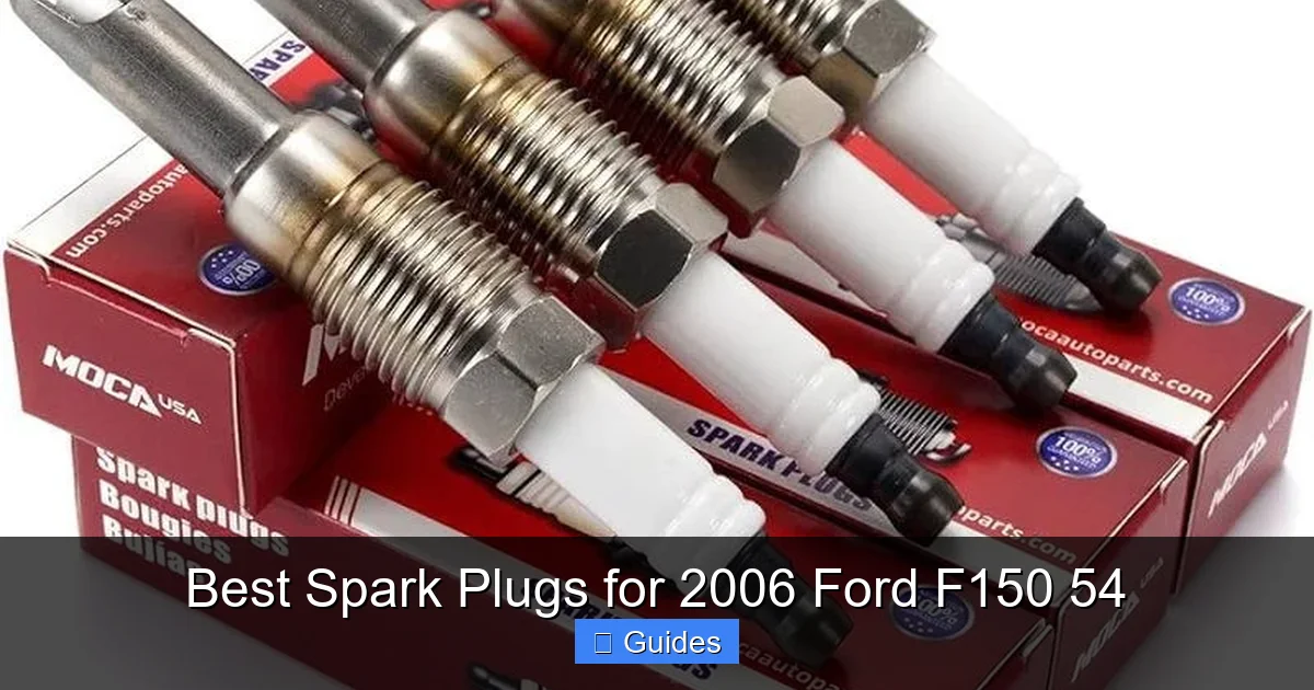Best Spark Plugs for 2006 Ford F150 54
