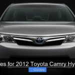 Best Tires for 2012 Toyota Camry Hybrid Xle
