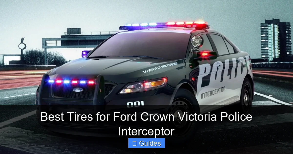 Best Tires for Ford Crown Victoria Police Interceptor