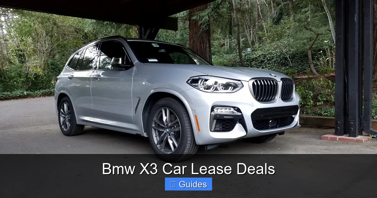 Bmw X3 Car Lease Deals