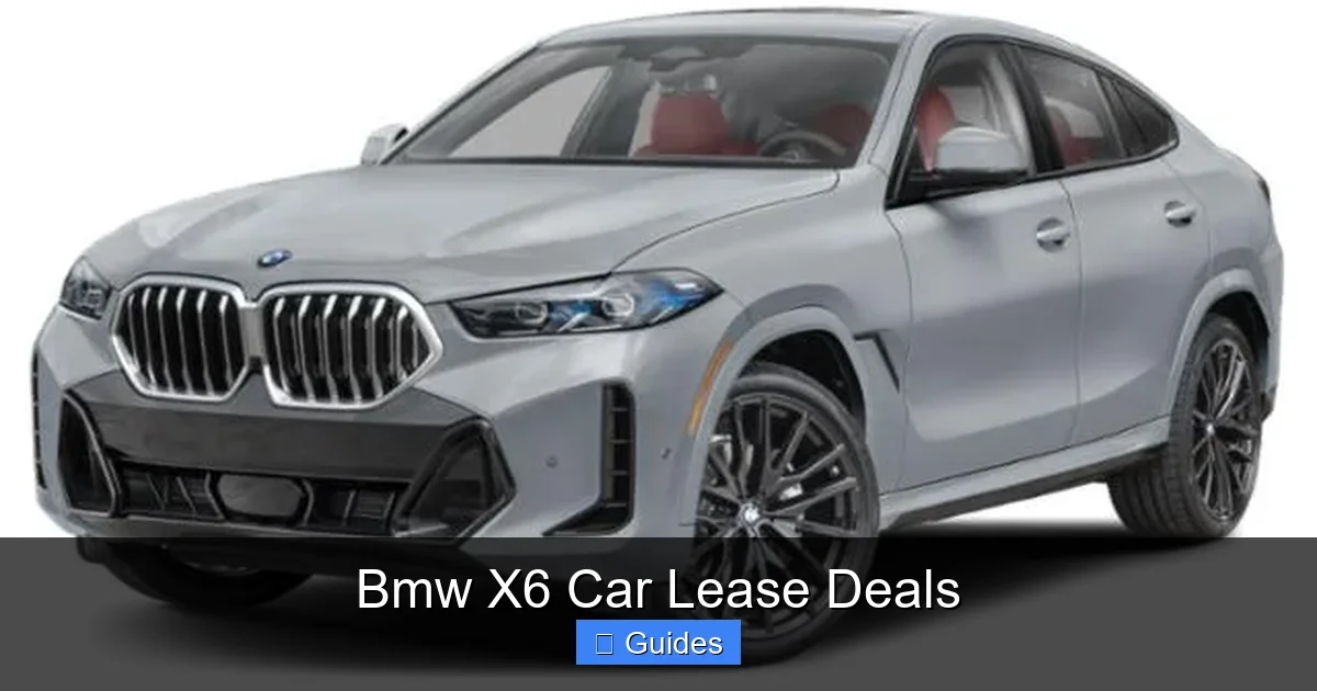 Bmw X6 Car Lease Deals