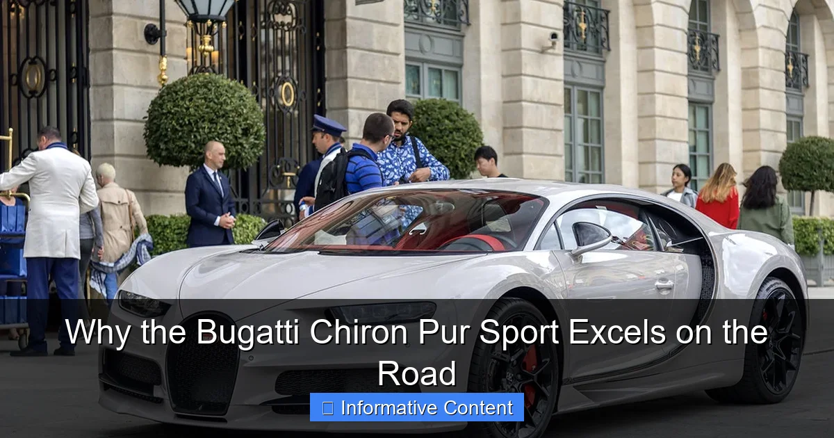 Why the Bugatti Chiron Pur Sport Excels on the Road