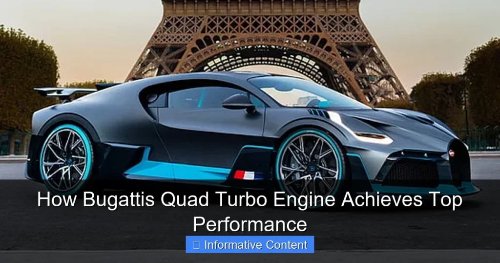 How Bugattis Quad Turbo Engine Achieves Top Performance