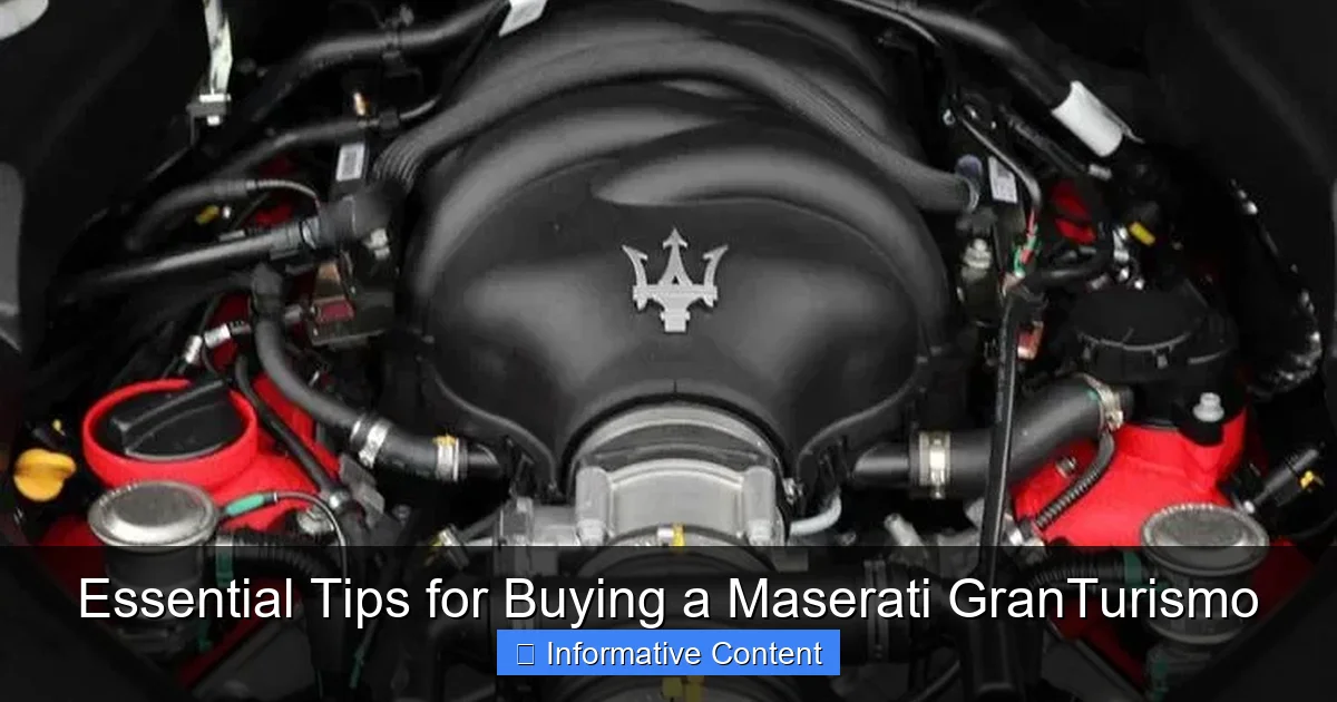 Essential Tips for Buying a Maserati GranTurismo