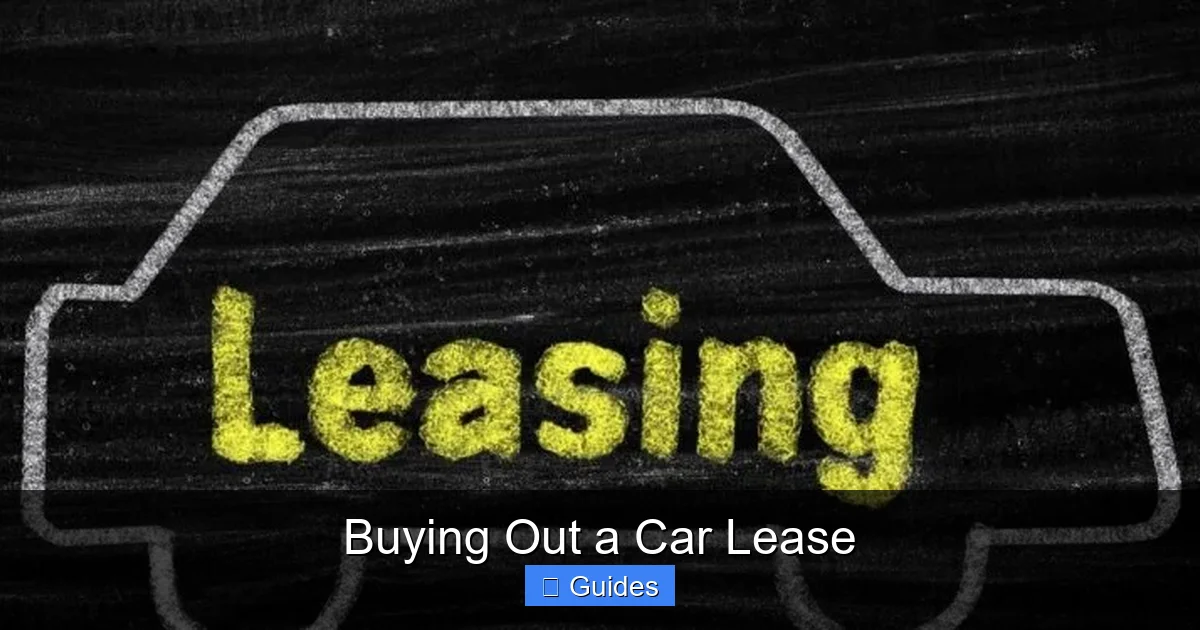 Buying Out a Car Lease