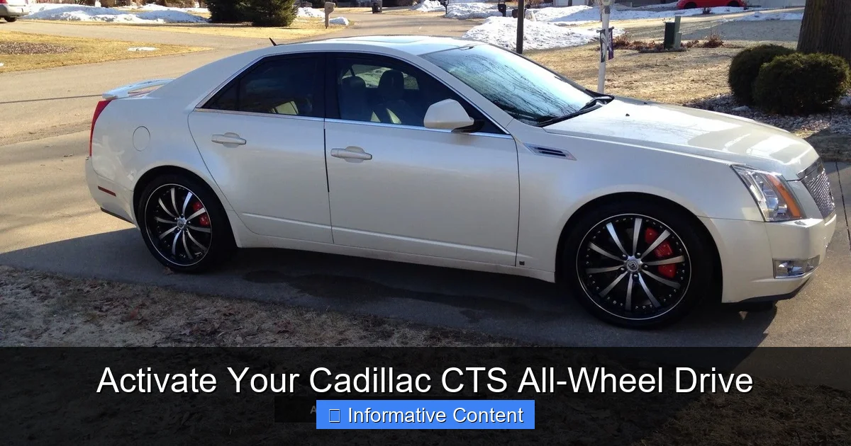 Activate Your Cadillac CTS All-Wheel Drive