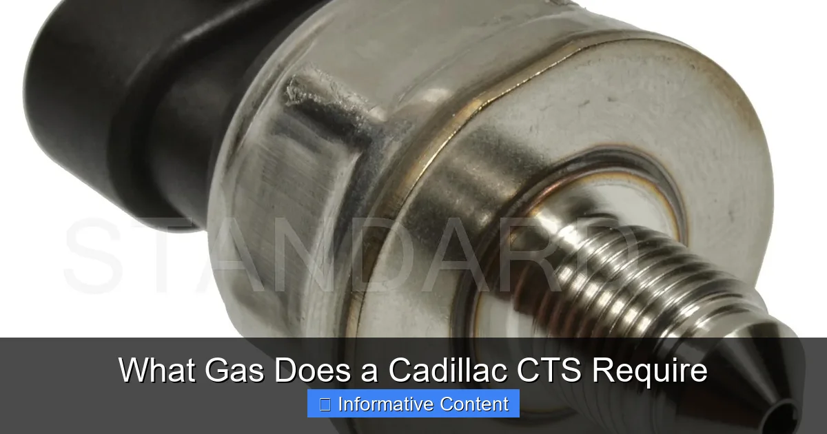 What Gas Does a Cadillac CTS Require