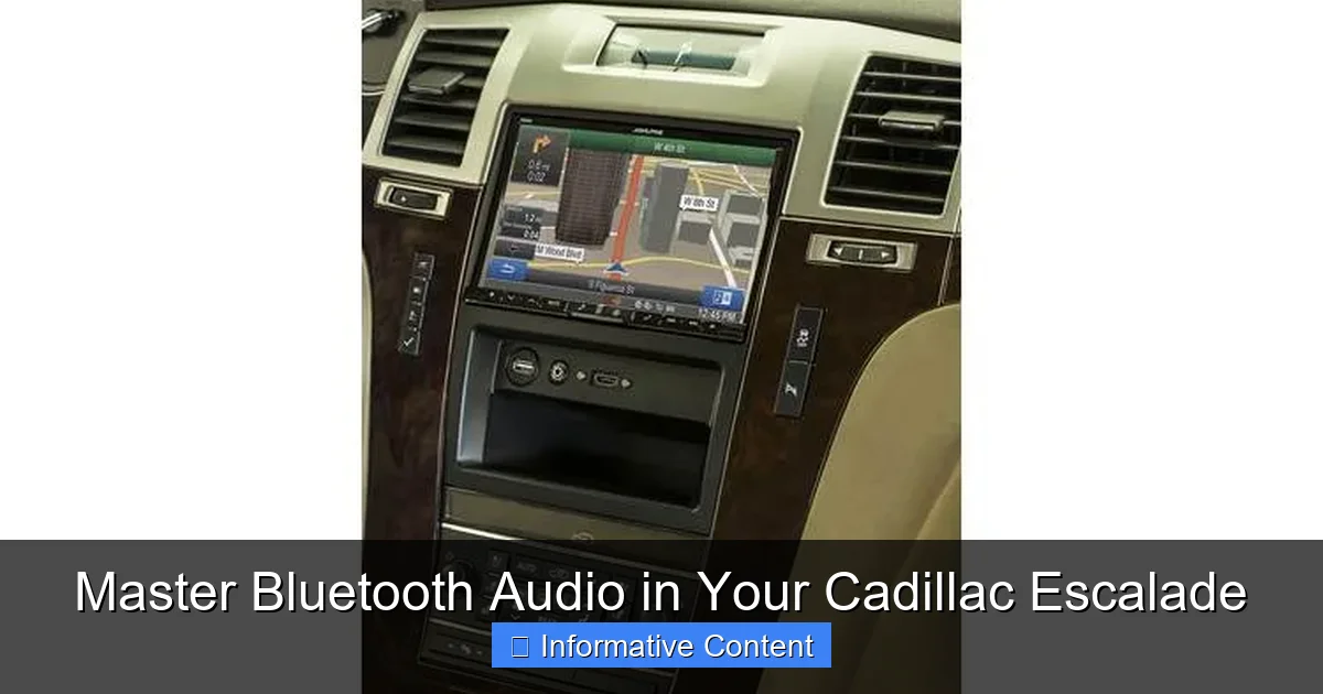 Master Bluetooth Audio in Your Cadillac Escalade