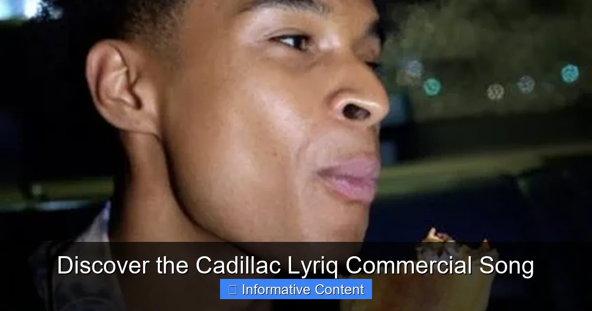 Discover the Cadillac Lyriq Commercial Song