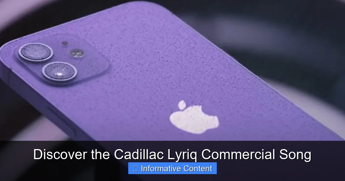 Discover the Cadillac Lyriq Commercial Song