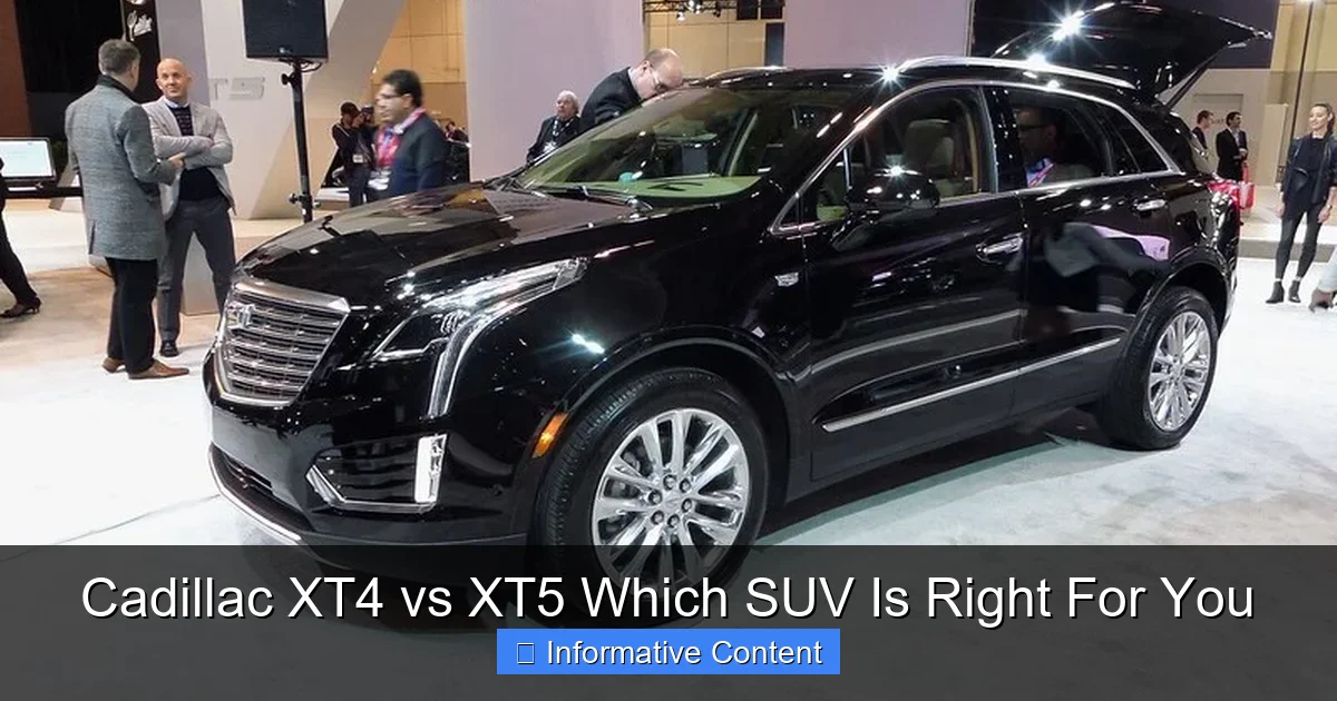 Cadillac XT4 vs XT5 Which SUV Is Right For You