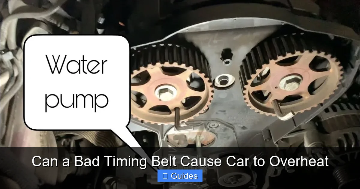 Can a Bad Timing Belt Cause Car to Overheat