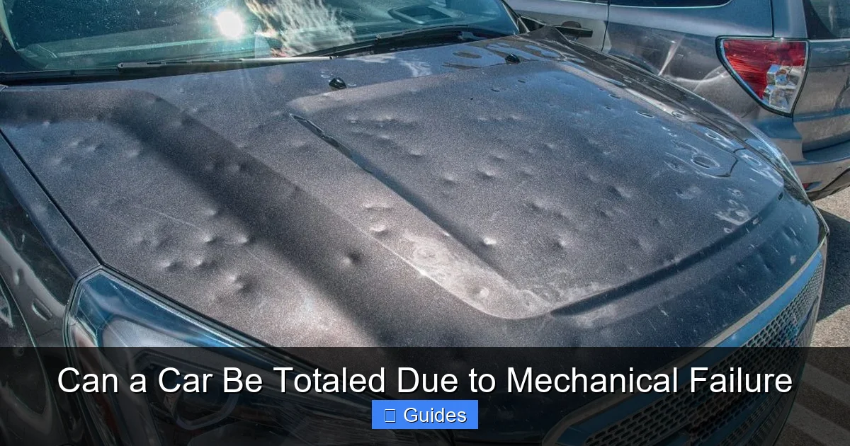 Can a Car Be Totaled Due to Mechanical Failure