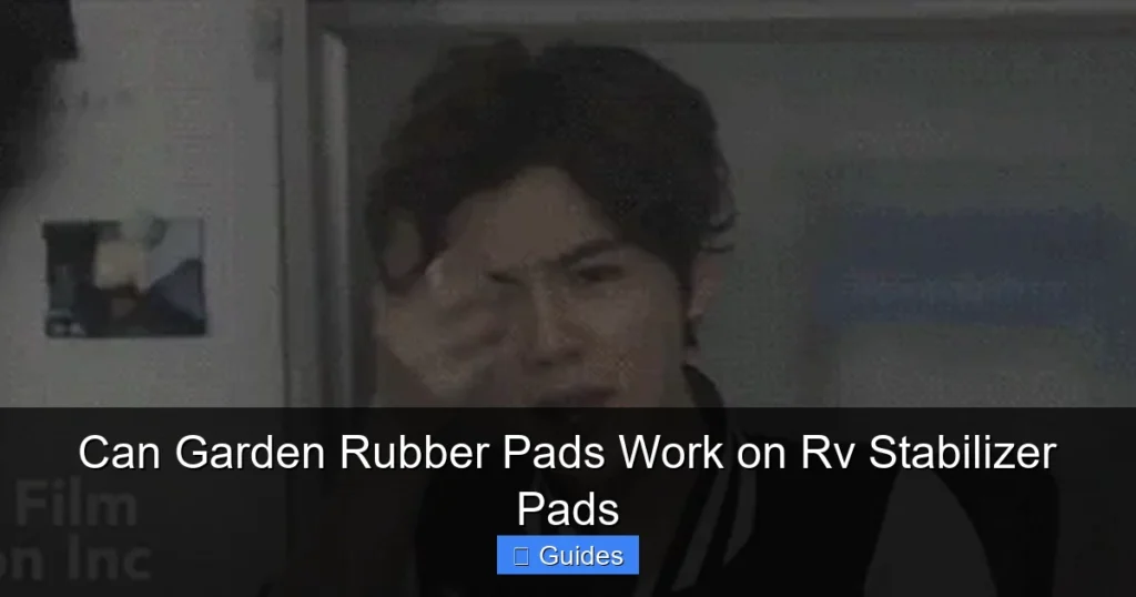 Can Garden Rubber Pads Work on Rv Stabilizer Pads