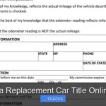 Can I Get a Replacement Car Title Online Georgia