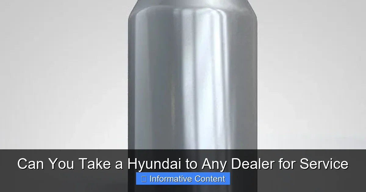 Can You Take a Hyundai to Any Dealer for Service
