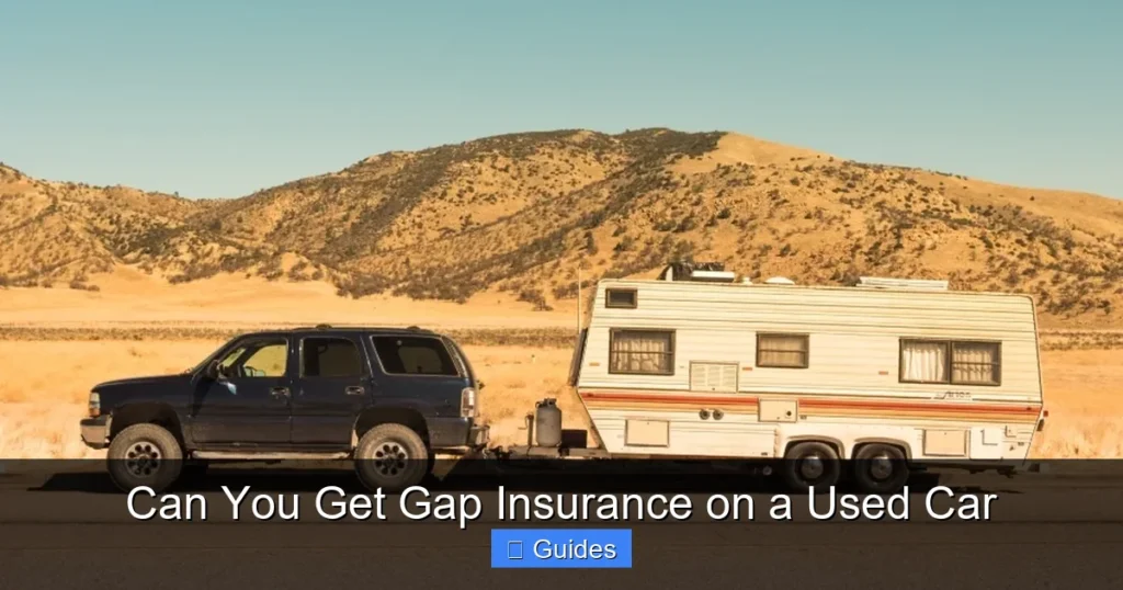 Can You Get Gap Insurance on a Used Car