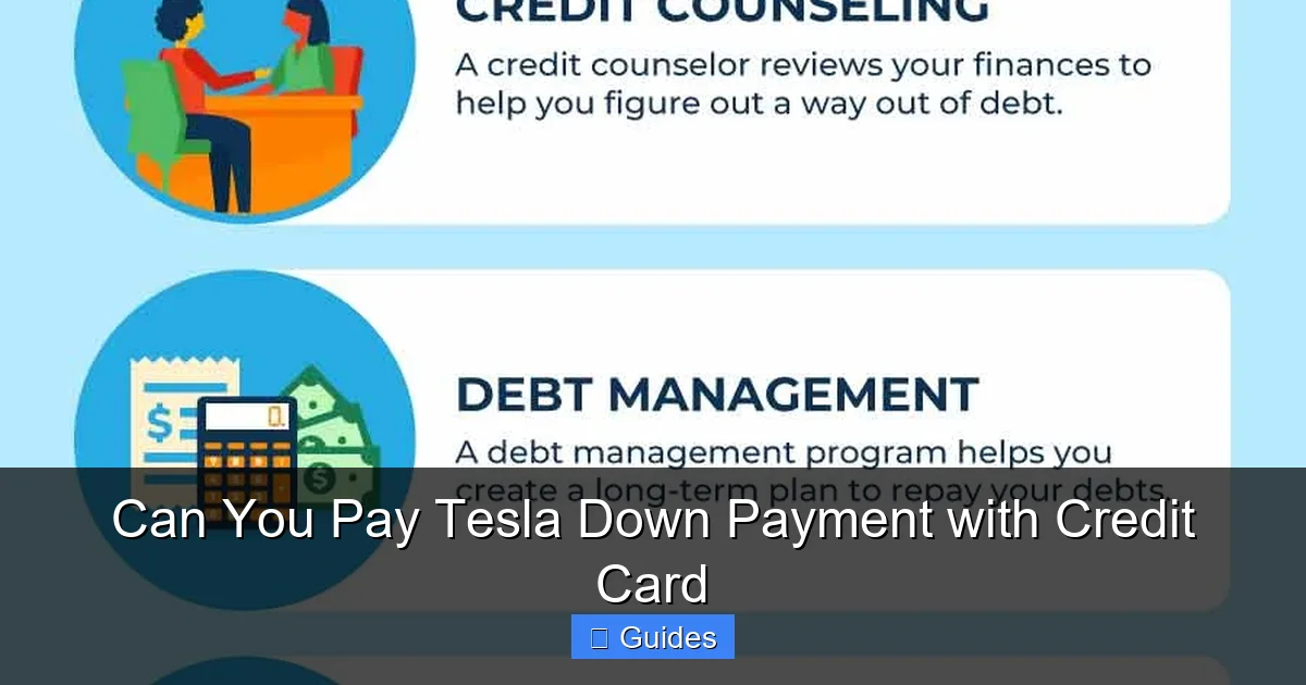 Can You Pay Tesla Down Payment with Credit Card