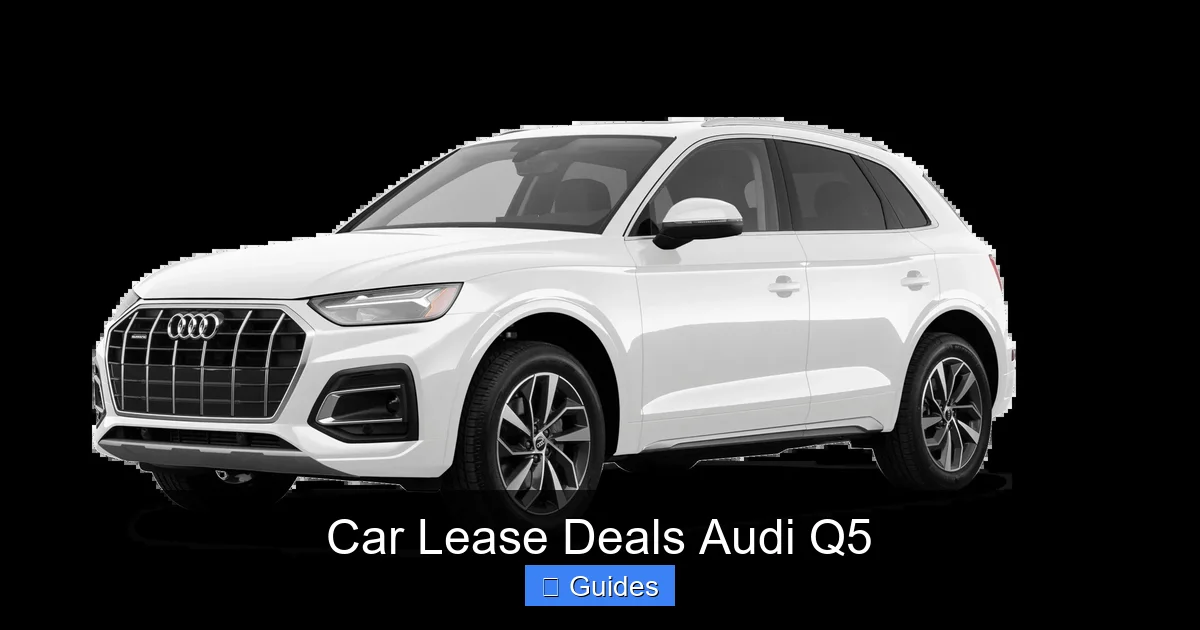 Car Lease Deals Audi Q5