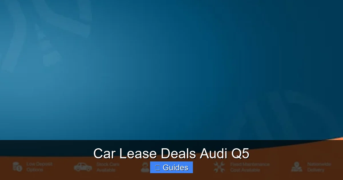 Car Lease Deals Audi Q5