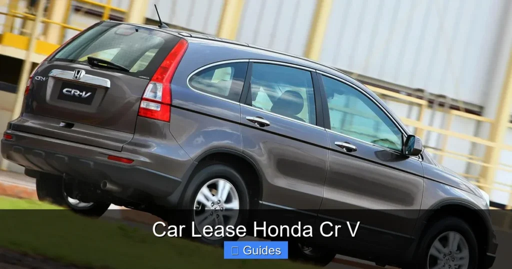 Car Lease Honda Cr V