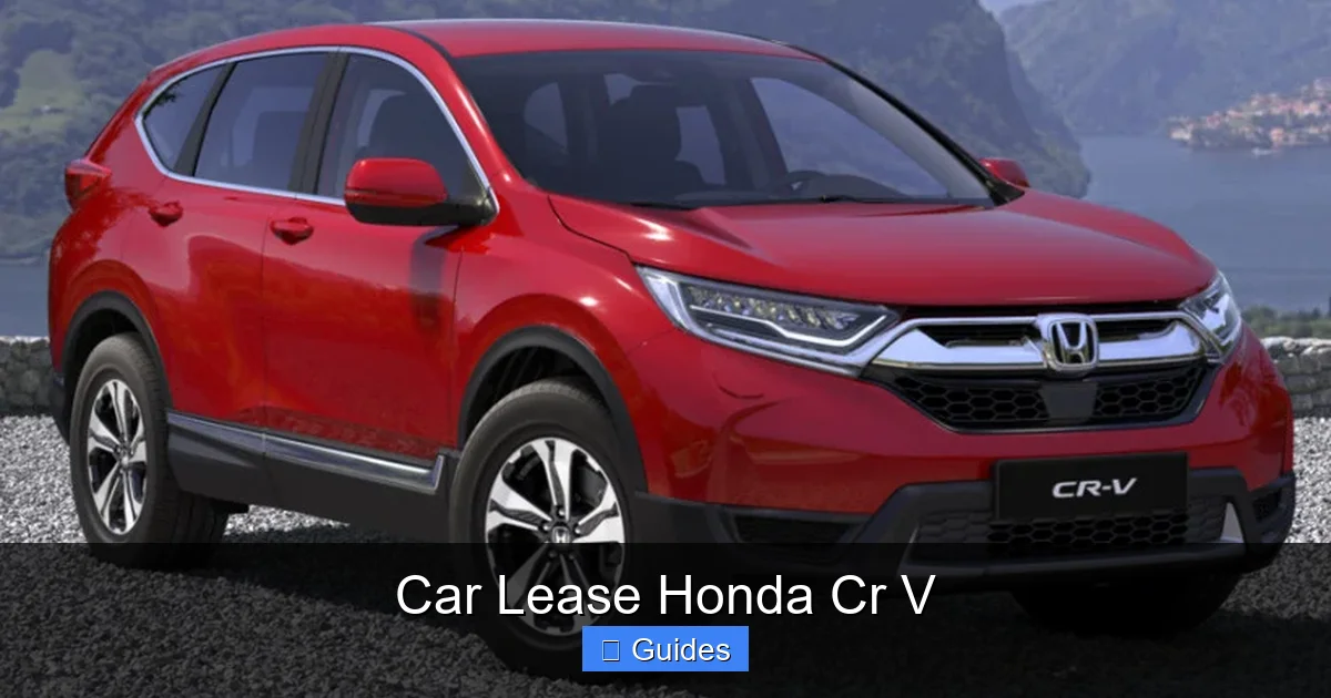 Car Lease Honda Cr V