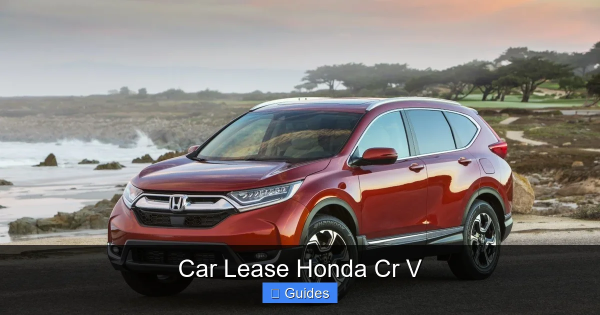 Car Lease Honda Cr V