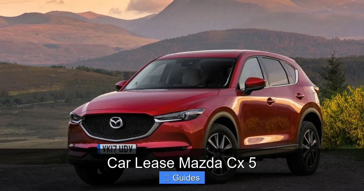 Car Lease Mazda Cx 5