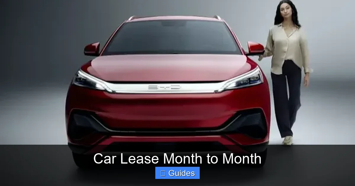 Car Lease Month to Month