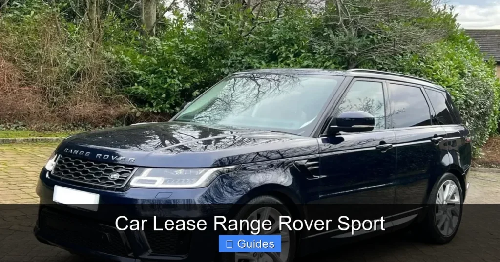 Car Lease Range Rover Sport