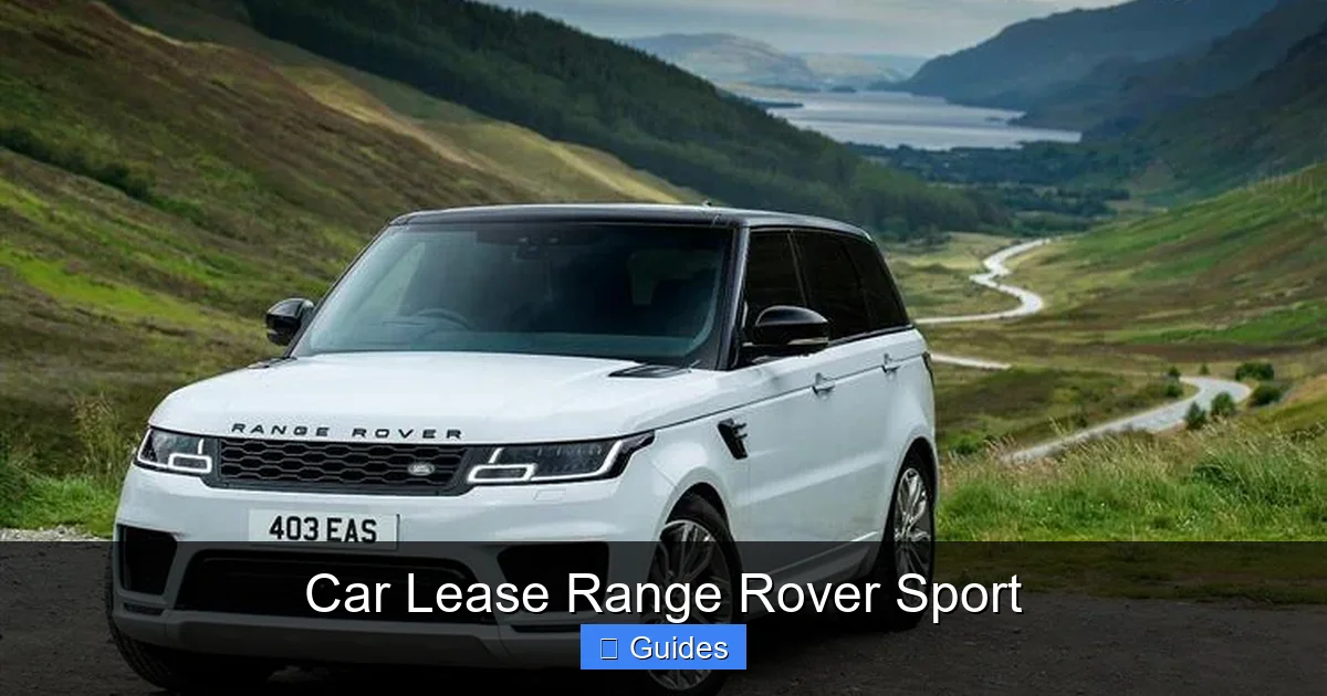 Car Lease Range Rover Sport