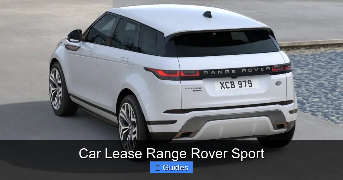 Car Lease Range Rover Sport