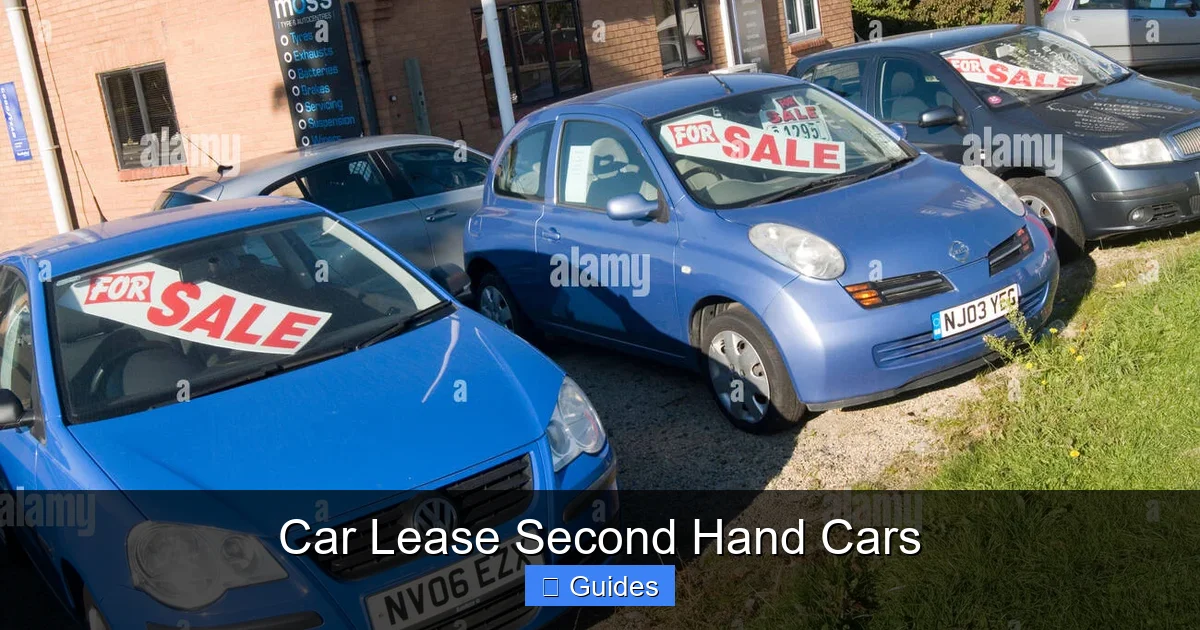 Car Lease Second Hand Cars