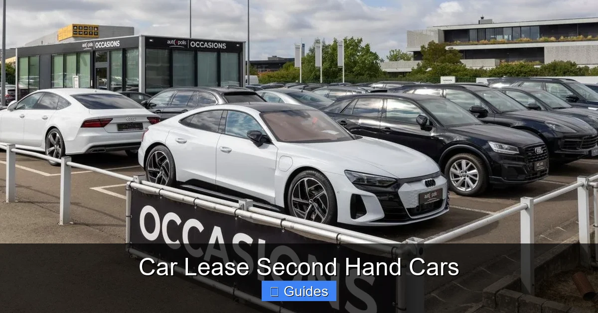 Car Lease Second Hand Cars