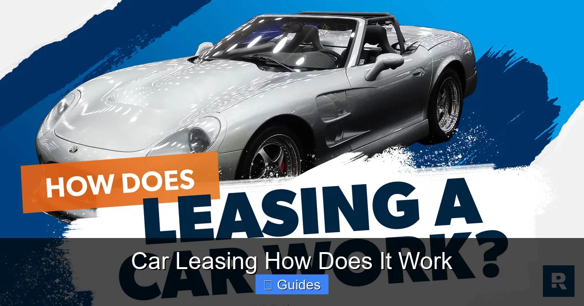 Car Leasing How Does It Work