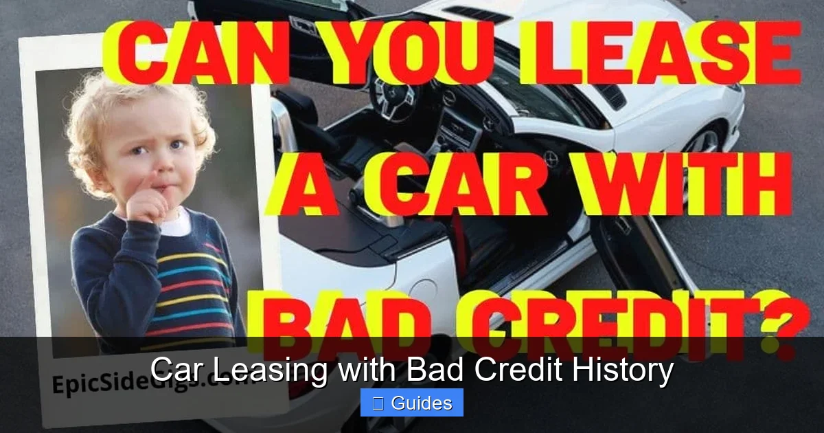 Car Leasing with Bad Credit History