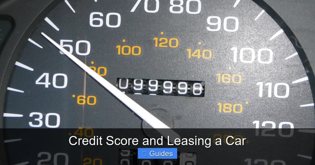 Credit Score and Leasing a Car