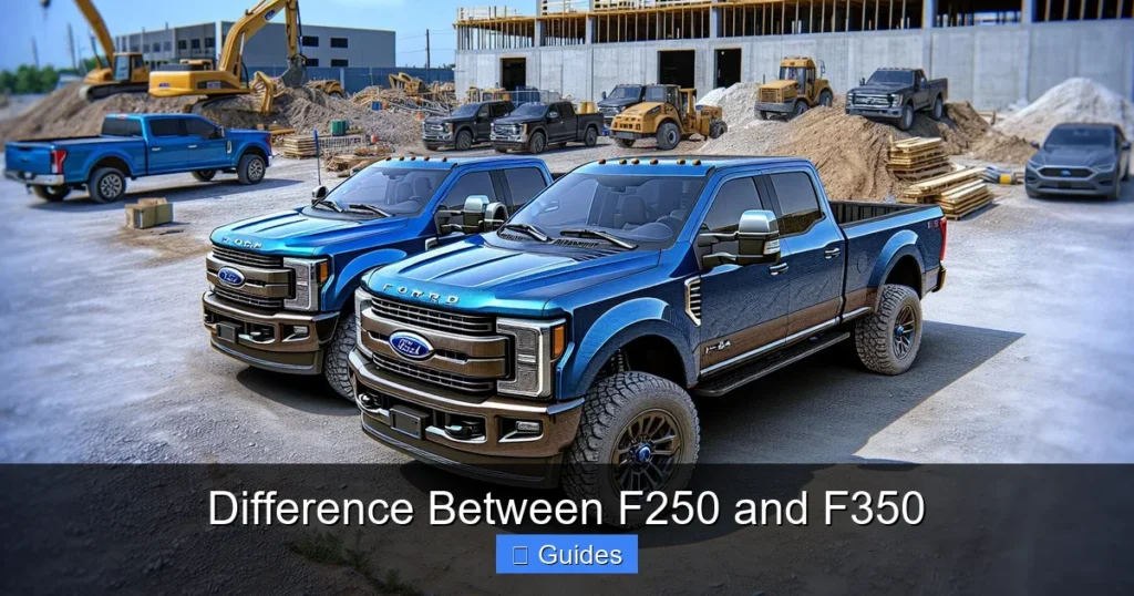 Difference Between F250 and F350