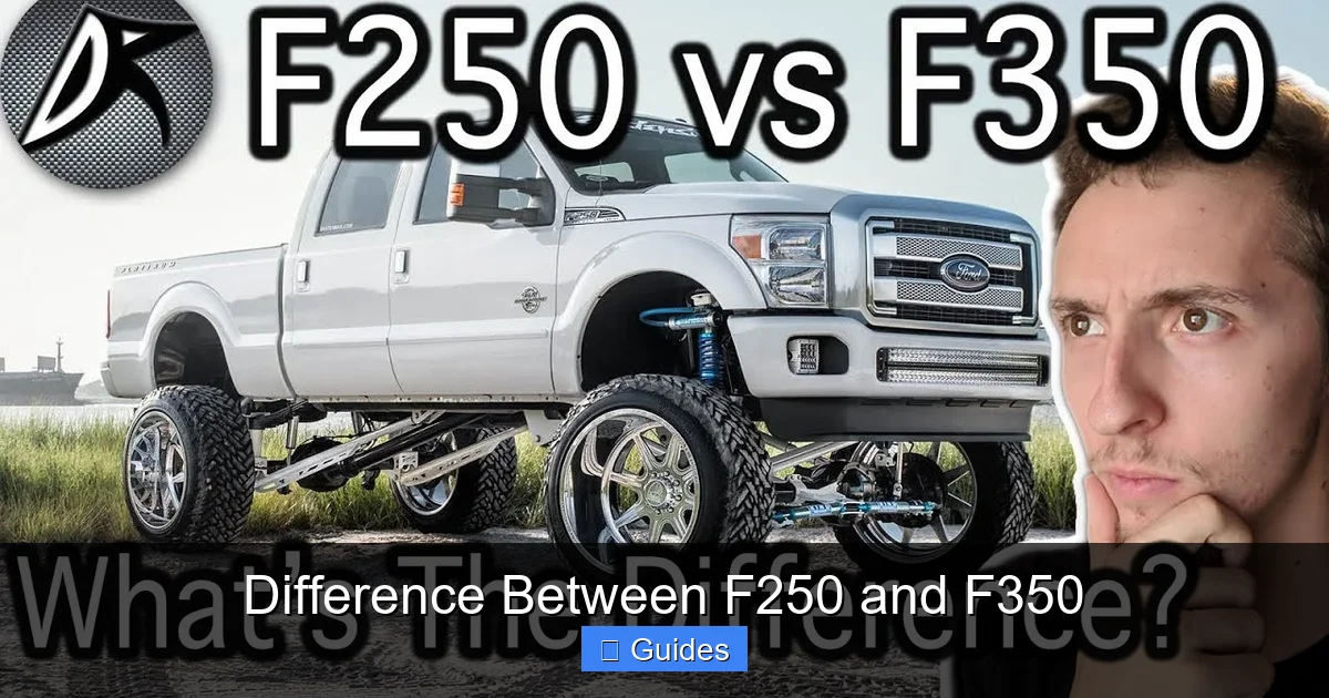 Difference Between F250 and F350