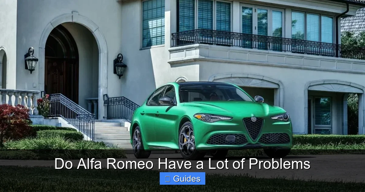 Do Alfa Romeo Have a Lot of Problems