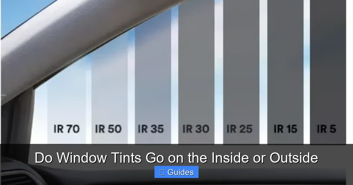 Do Window Tints Go on the Inside or Outside