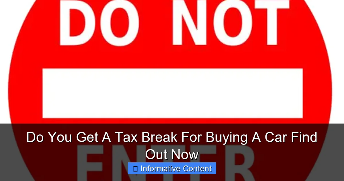 Do You Get A Tax Break For Buying A Car Find Out Now