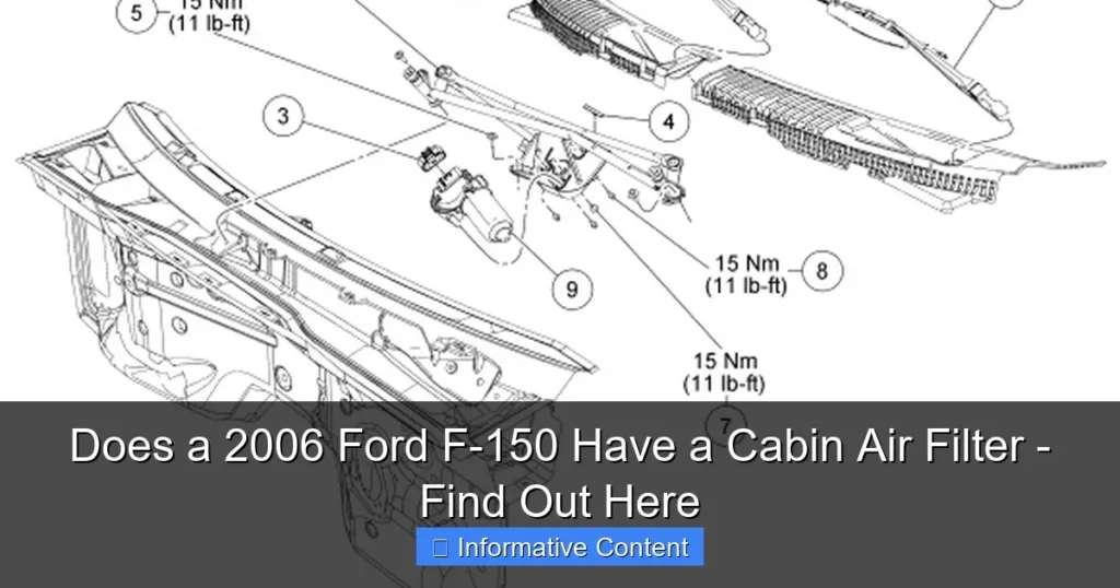 Does a 2006 Ford F-150 Have a Cabin Air Filter - Find Out Here