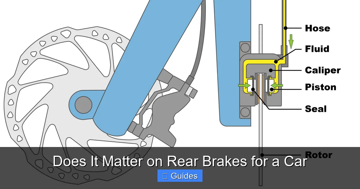 Does It Matter on Rear Brakes for a Car