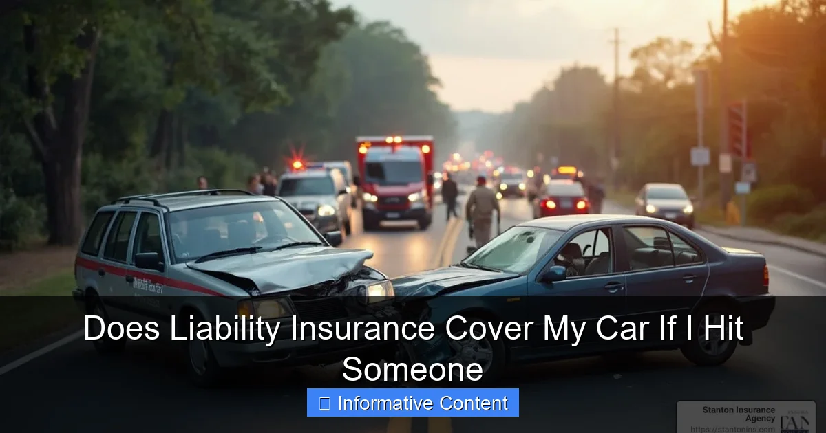 Does Liability Insurance Cover My Car If I Hit Someone